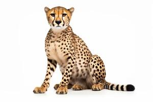 AI generated cheetah illustration clipart photo