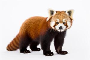 AI generated Red panda clipart photo