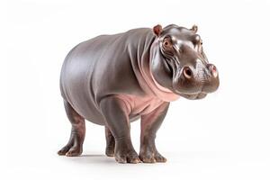 AI generated Hippo isolated clipart photo