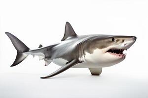 AI generated Great white shark clipart photo