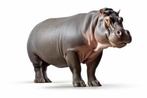AI generated Hippo isolated clipart photo