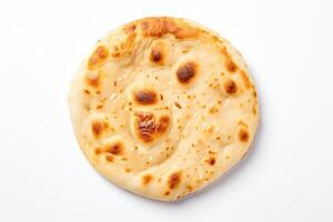 AI generated Nan bread close up photo