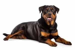 AI generated rottweiler dog clipart photo