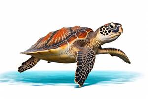 AI generated Sea turtle clipart photo