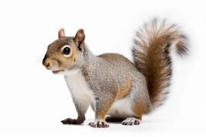 AI generated squirrel illustration clipart photo