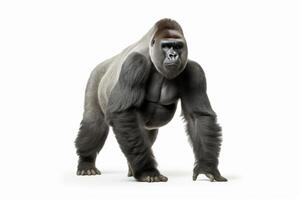 AI generated lowland gorilla clipart photo