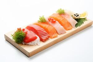 ai generado sashimi comida clipart foto