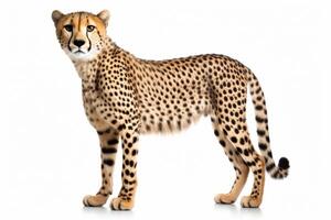 AI generated cheetah illustration clipart photo