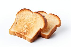 AI generated Toast bread closeup photo