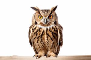 AI generated owl illustration clipart photo