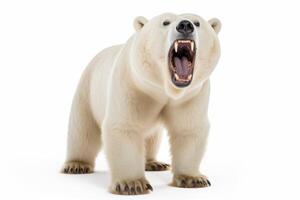 AI generated Polar bear clipart photo