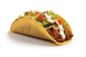 AI generated taco food clipart photo