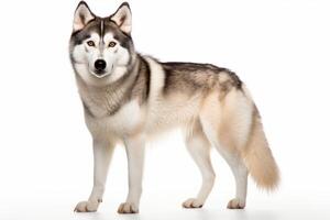 AI generated Siberian husky dog clipart photo