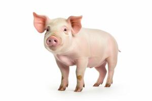 AI generated pig illustration clipart photo