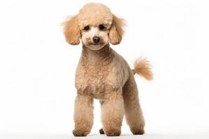 AI generated poodle dog clipart photo