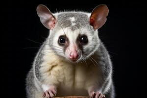 AI generated a possum illustration clipart photo