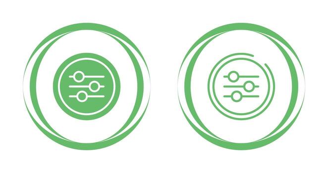 icono de vector de ecualizador