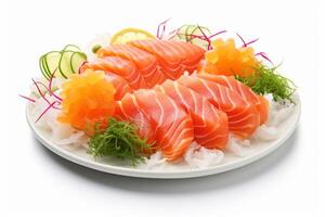 AI generated Sashimi food clipart photo