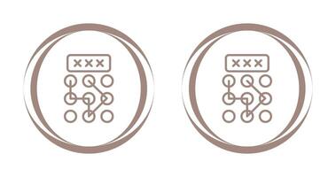 Pattern Lock Vector Icon