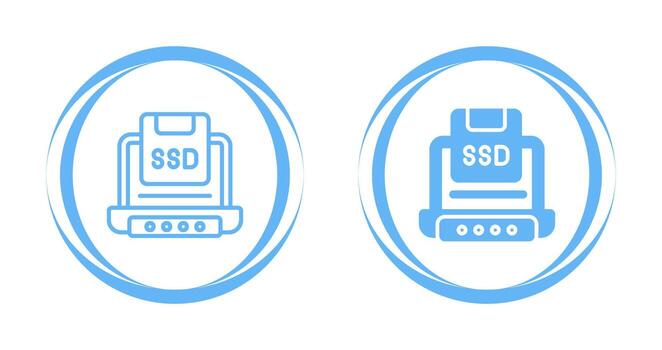 Solid State Drive Vector Icon