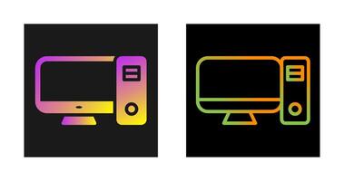 Desktop Computer Vector Icon