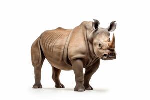 AI generated rhino illustration clipart photo