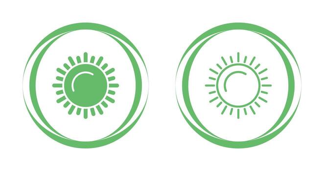 icono de vector de sol