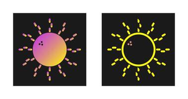 icono de vector de sol