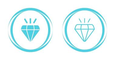 icono de vector de diamante