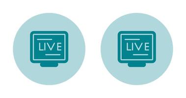 Live Stream Vector Icon