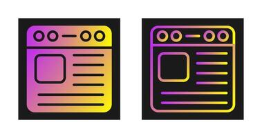 Browser Vector Icon