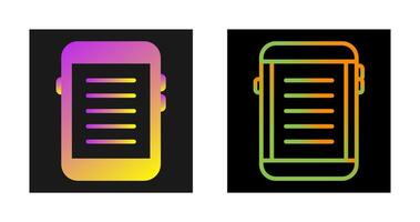 E-reader Vector Icon