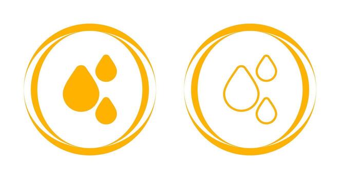 gota de agua vector icono