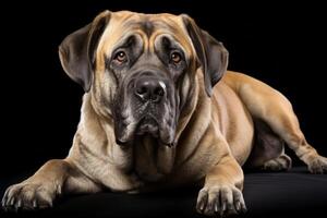 AI generated English mastiff clipart photo