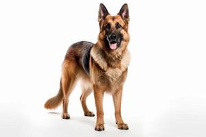 AI generated German shepherd dog clipart photo