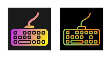 icono de vector de teclado