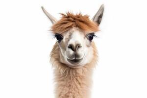 AI generated lama illustration clipart photo