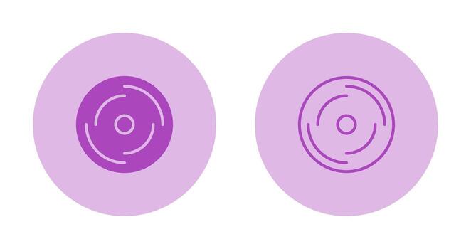 icono de vector de disco