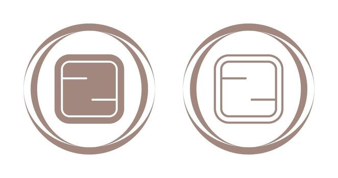 icono de vector cuadrado