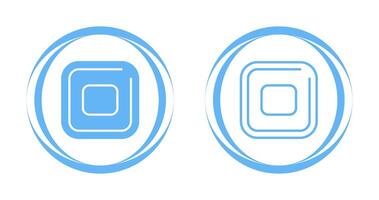 Stop Square Vector Icon