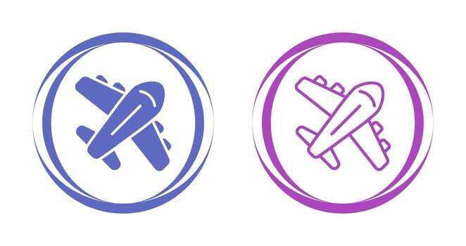 icono de vector de avión