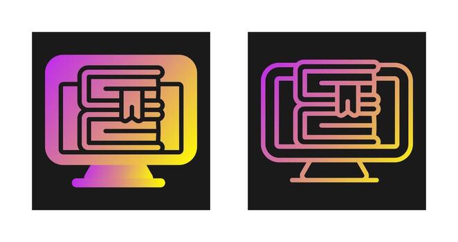 Computer Vector Icon