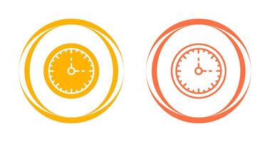 Clock Three Vector Icon