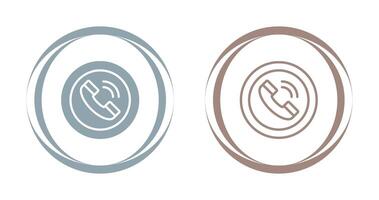 Circle Phone Vector Icon