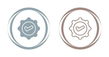 Badge Check Vector Icon