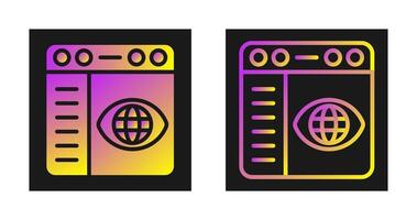 Browser Settings Vector Icon