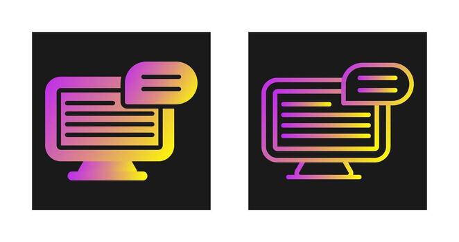 Computer Vector Icon