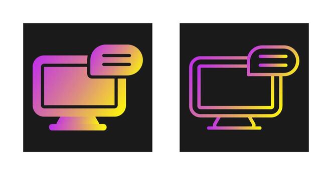 Computer Vector Icon