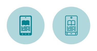 E book Reader Vector Icon