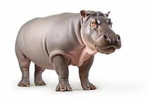 AI generated Hippo isolated clipart photo